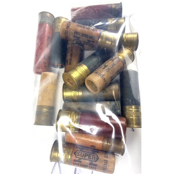 12 Gauge VINTAGE Shell LOT x16