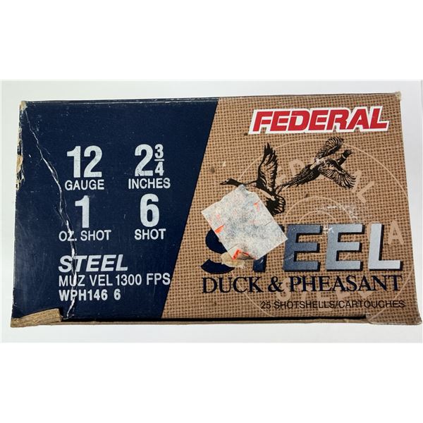 12 Gauge Federal Duck & Pheasant x25 Shells