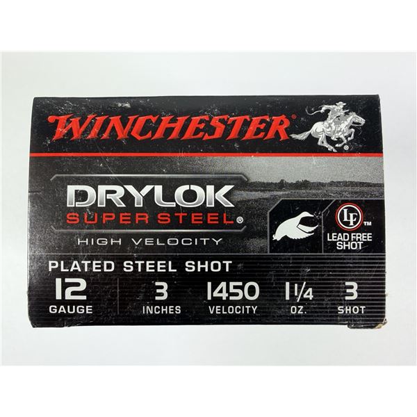 12 Gauge Winchester Drylok 3 Inch x25 Shells