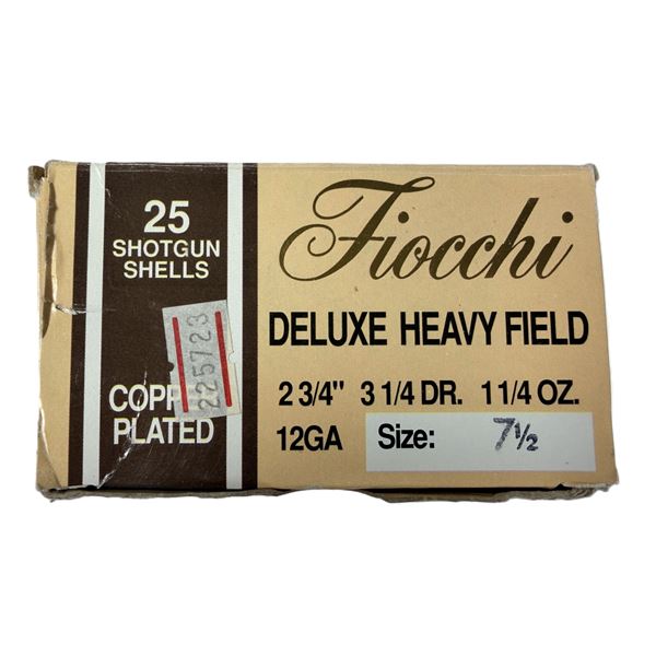 12 Gauge Fiocchi Heavy Field Shells x25