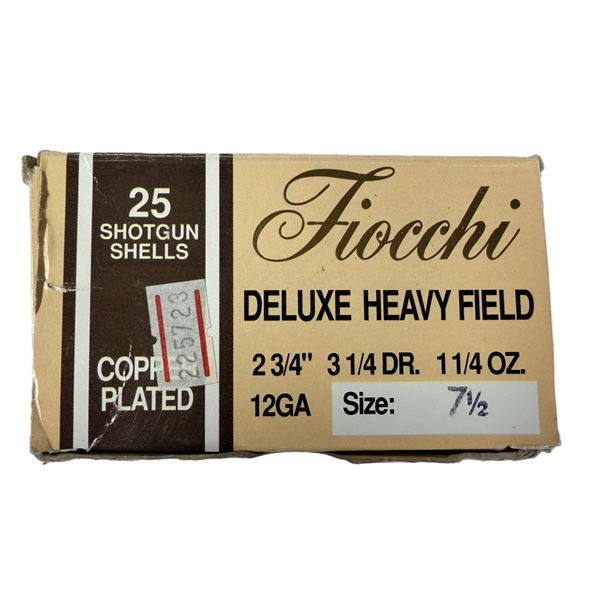 12 Gauge Fiocchi Heavy Field Shells x25