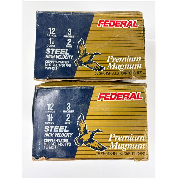 12 Gauge 3 Inch Steel HV - Federal x45 Shells