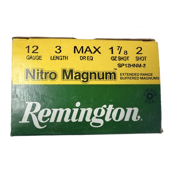 12 Gauge Remington 3 Inch MAG x25 Shells NEW