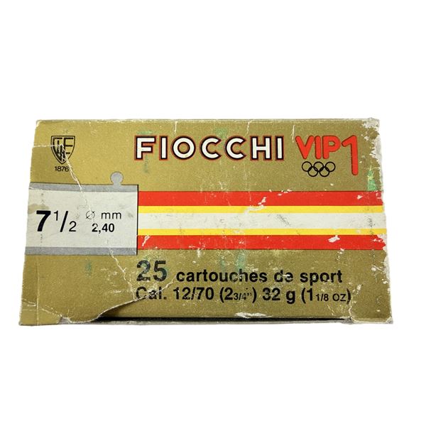 12 Gauge Fiocchi VIP 1 x25 Shells
