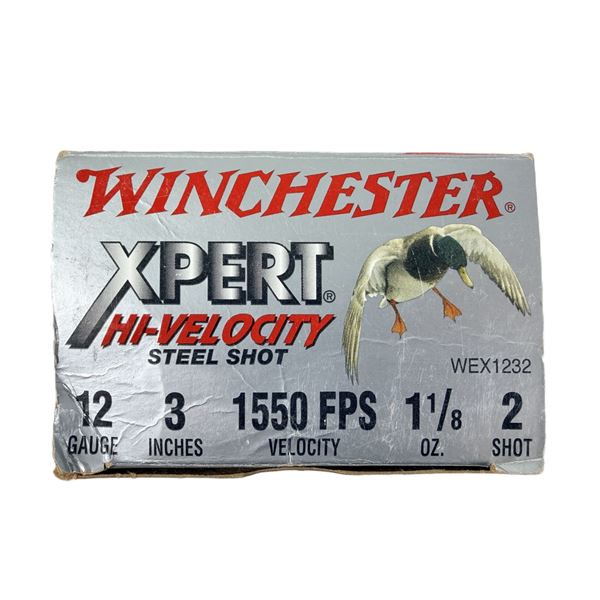 12 Gauge 3 Inch Winchester HV Steel x25 Shells