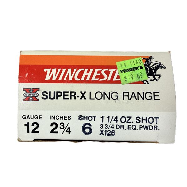 12 Gauge Winchester Super-X LR x25 Shells