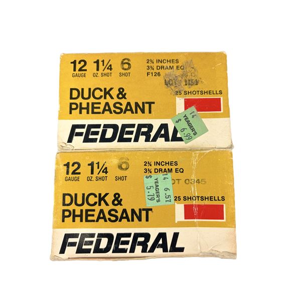 12 Gauge Federal Duck & Pheasant x49 Shells