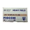 Image 1 : 12 Gauge Fiocchi Heavy Field Load x25 Shells