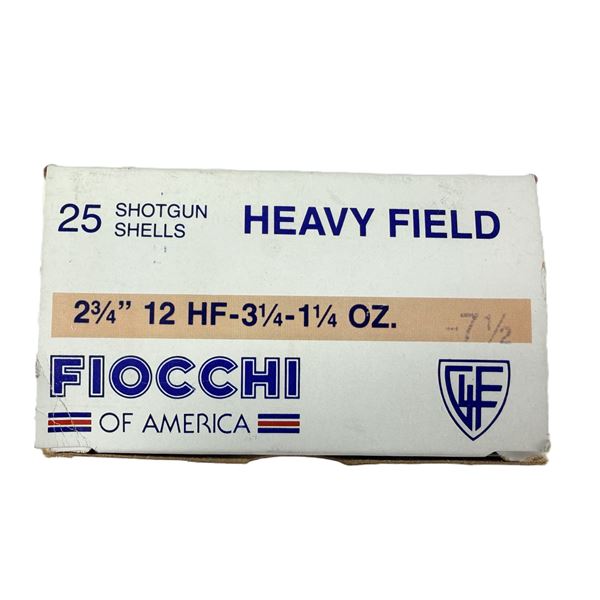 12 Gauge Fiocchi Heavy Field Load x25 Shells