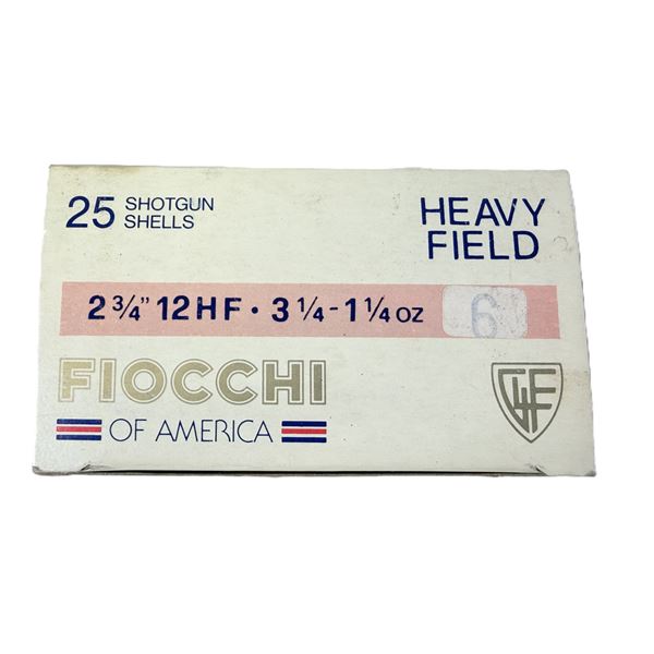 12 Gauge Fiocchi Heavy Field Load x25 Shells