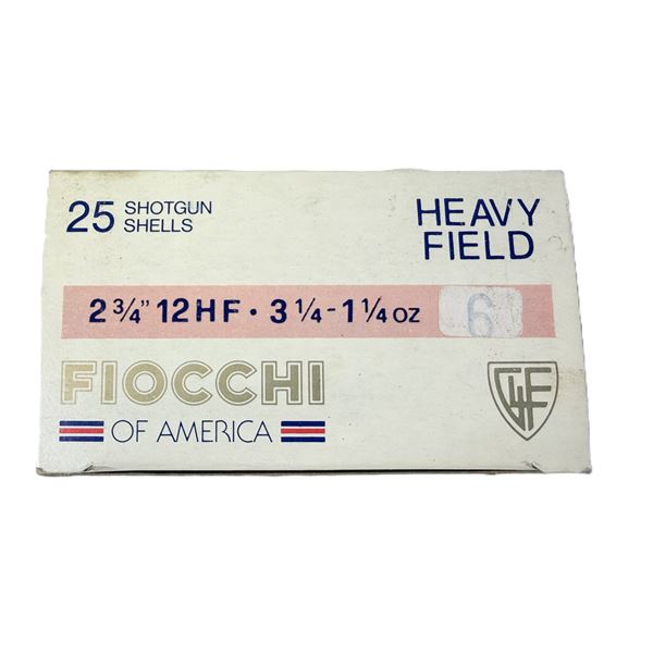 12 Gauge Fiocchi Heavy Field Load x25 Shells