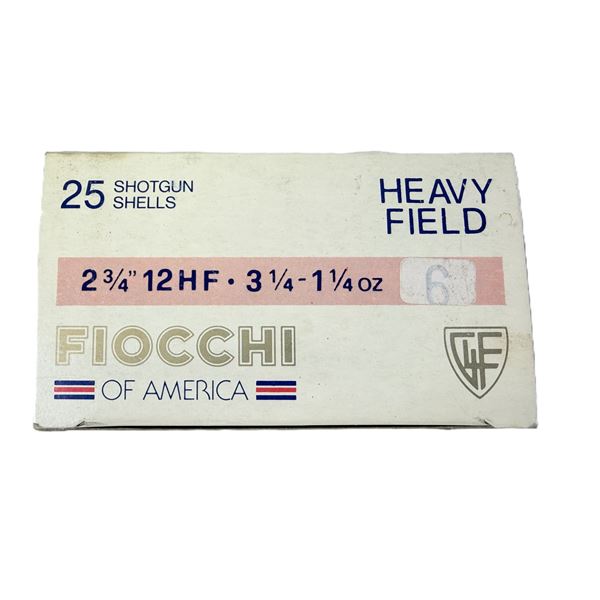 12 Gauge Fiocchi Heavy Field Load x25 Shells