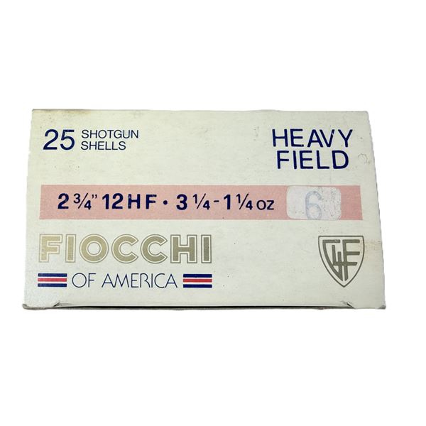 12 Gauge Fiocchi Heavy Field Load x25 Shells