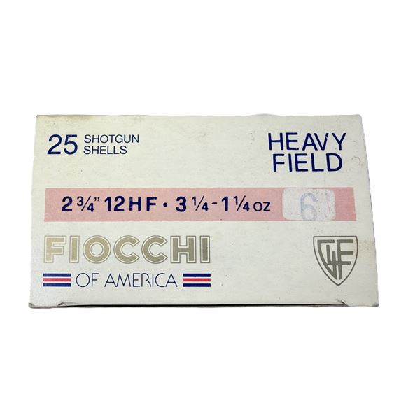 12 Gauge Fiocchi Heavy Field Load x25 Shells