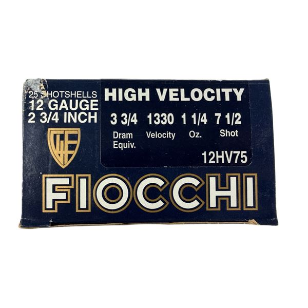 12 Gauge Fiocchi HV x25 Shells NIB