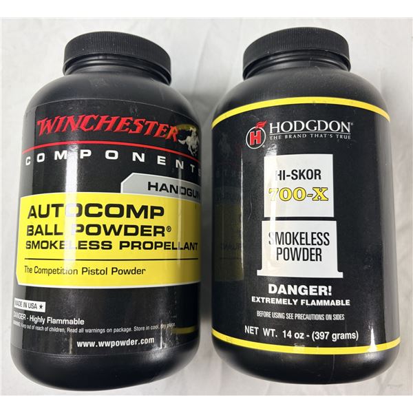 Hodgdon & Winchester Smokeless Powder - 1.10 Pounds