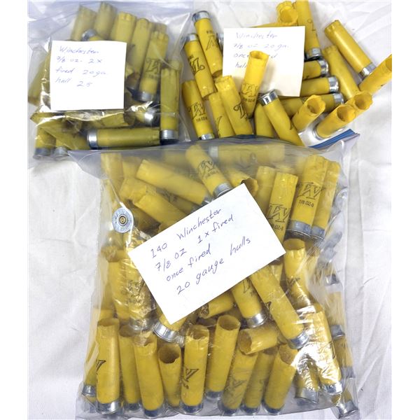 20 Gauge Shell Hull LOT x149