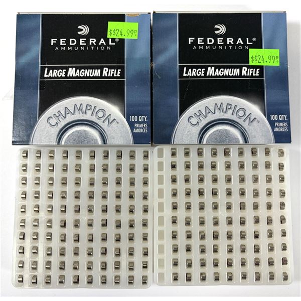 Federal Large Magnum Rifle Primers x190