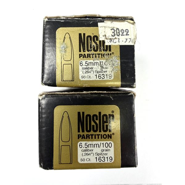 Nosler 30 CAL Bullets x100 - 100 Grain