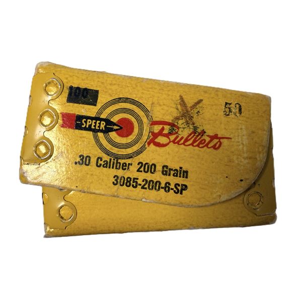 30 CAL Speer 200 Grain Bullets x39