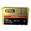 Image 1 : 475 CAL Speer Bullets x50 - 325 Grain NEW