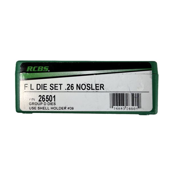 26 Nosler RCBS Die Set