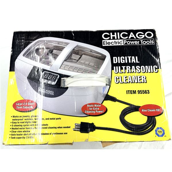 Digital Ultrasonic Cleaner - Chicago Power Tools