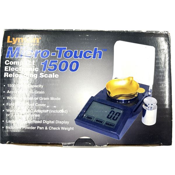 Lyman Micro-Touch 1500 Reloading Scale