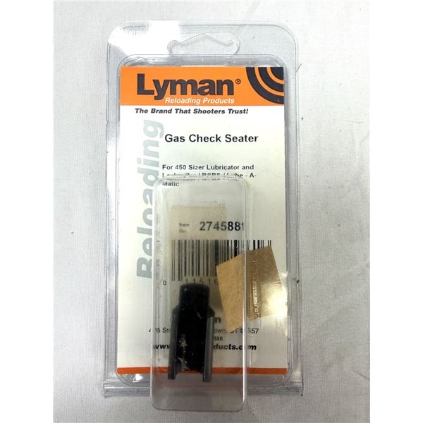 Lyman Gas Check Seater