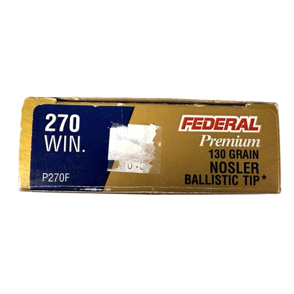 270 WIN Federal Premium Nosler - 130 Grain