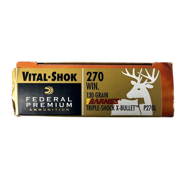 270 WIN Federal Premium Barnes - 130 Grain