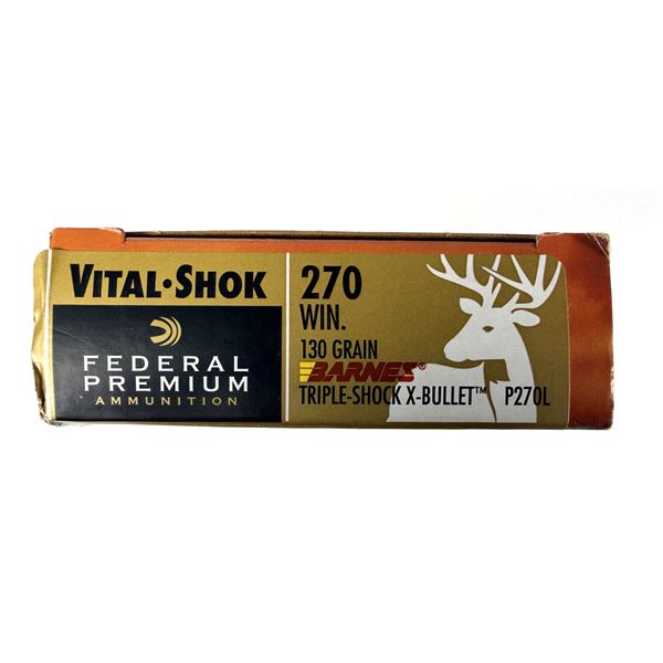 270 WIN Federal Premium Barnes - 130 Grain