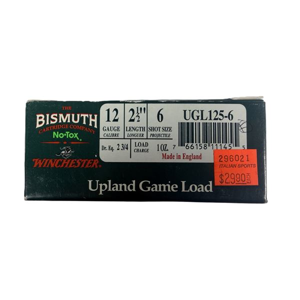 12 Gauge BISMUTH Winchester x10 Shells - 6 Shot