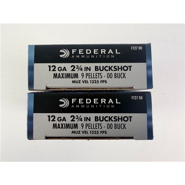 12 Gauge Federal 00 Buckshot x10 Shells NIB