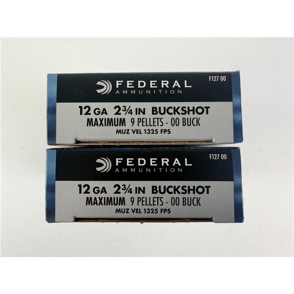 12 Gauge Federal 00 Buckshot x10 Shells NIB