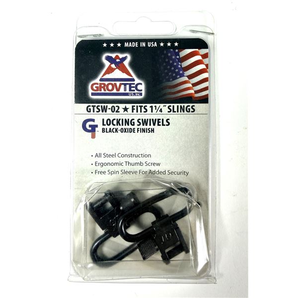 Grovtec Locking Swivels x2