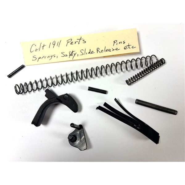 Colt 1911 Pistol Parts LOT