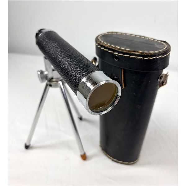 Vintage Tasco 30x30 Spotting Scope w/ Bag & Stand