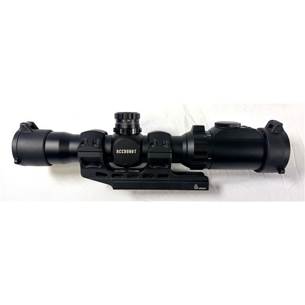 Accushot 1-8x28 Scope w/ UTG Tac Mount