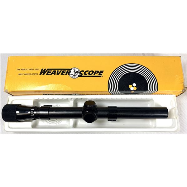 Weaver D4 4x Scope - Crosshair w/ Box