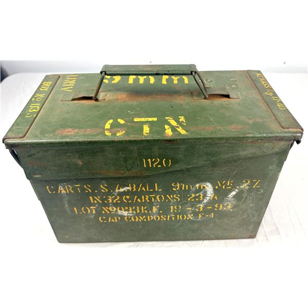 9MM Large Metal Ammo Can