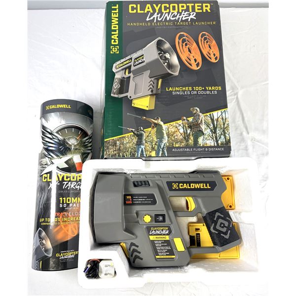 Caldwell Claycopter Target Launcher w/ 43 Clays