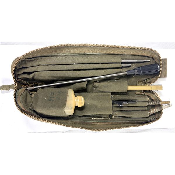 Military Rifle Cleaning Set w/ Canvas Case