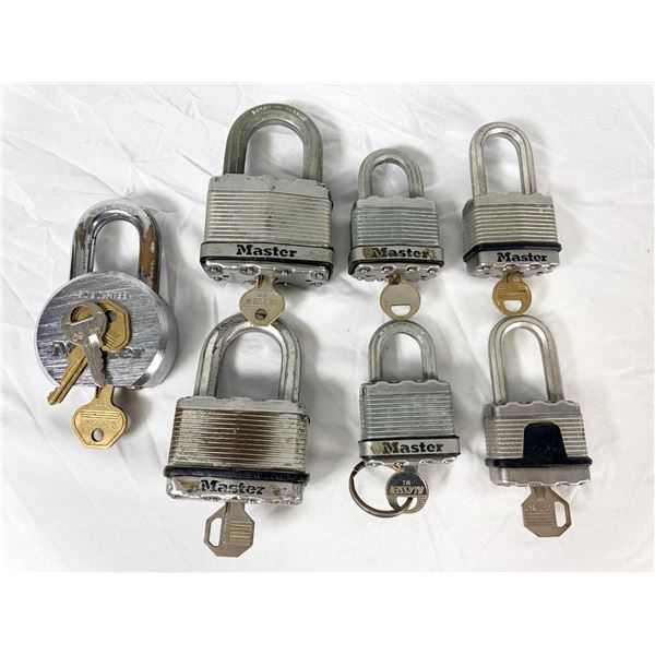 x7 Locks with Keys