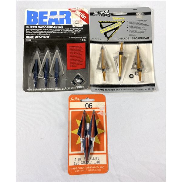 Arrow Heads LOT x9 NEW - Razor, Broadhead