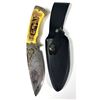 Image 1 : Hunting Knife w/ 3D Grip Bear Scene