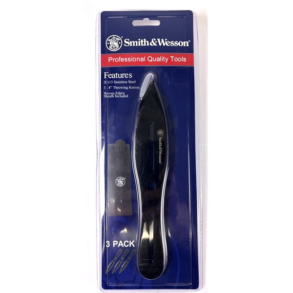 S&W 8 Inch Throwing Knife Set - NEW