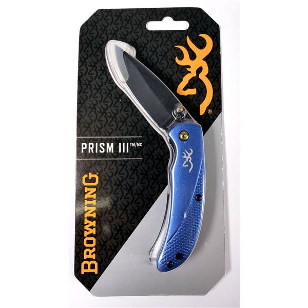 Browning Prism III Folding Knife BLUE - New