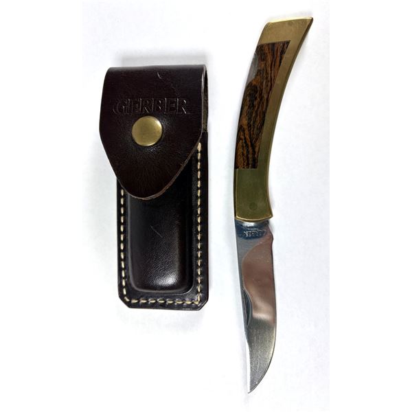 Gerber 97223 Folding Knife w/ Sheath