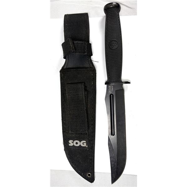 SOG Fixation Combat Knife w/ Sheath